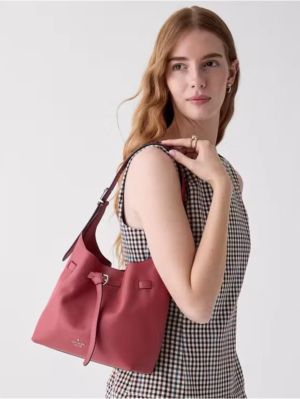 ♠️Kate Spade New York 454 Belted Small Shoulder Bag, Red Jasper NWT